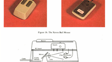 Prototyp optické myi Xerox z roku 1981