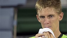 Kevin Anderson ve finále turnaje v Delray Beach, pro nj neúspném.