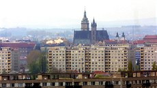 Sídli�t� na Moravském P�edm�stí v Hradci Králové.