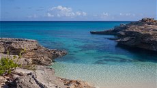 Ostrov Providenciales v souostroví Turks and Caicos v Karibiku jihovýchodn od...
