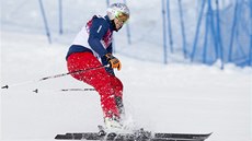 DOBRÁ POZICE. Skikrosa Tomá Kraus si v kvalifikaci olympijského skikrosu