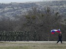 Rutí vojáci na Krymu (4. bezna 2014)