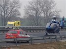 Dopravní nehoda na 78. kilometru u Modletic zablokovala ást Praského okruhu....