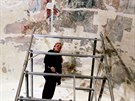 Pi restaurování nalezli v brnnském Místodritelském paláci fresku, která svým...