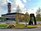 Radnice ve védském hornickém msteku Kiruna (erven 2013)