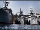 Ukrajinské korvety Vinicyja (U206) a Ternopil (U209). Černomořská flotila...