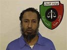 Syn Muammara Kaddáfího Saadí ve vzení v Tripolu bezprostedn po zadrení,...