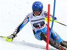 Frida Hansdotterová ve slalomu v Aare.  