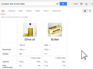 OK, Google, srovnej olivový olej a máslo. Zde je srovnání olivového oleje a...