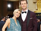 Herečka Elsa Pataky s manželem Chrisem Hemsworthem