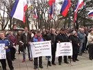 Krymský parlament se chce pipojit k Rusku
