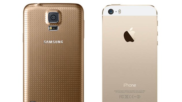 Samsung Galaxy S5 a iPhone 5s