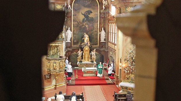 Chrám svaté Markéty v Jaroměřicích nad Rokytnou je v čistém barokním slohu.