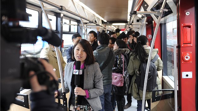 Slavnostn pedstaven tramvaje ForCity v n.