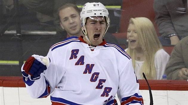 JSOT. Ryan McDonagh z New York Rangers se raduje z glu. 