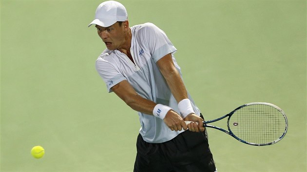 Tom Berdych ve finle turnaje v Dubaji