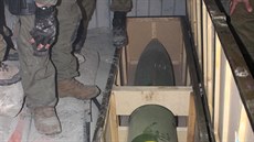 Rakety st�edního doletu, které izraelské námo�nictvo zabavilo na lodi v Rudém...