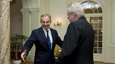 Zeman se setkal v Lánech s Tonym Blairem, eili EU i Ukrajinu (8. bezna)