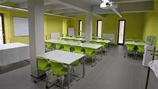 V novém centru Jihoeské univerzity je nkolik pednákových sál a pokoje s...