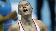 ZLATÁ EXTÁZE. Pavel Maslák vítězí na halovém mistrovství světa v Sopotech ve