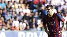 CO SE TO DJE? Lionel Messi v duelu Barcelony proti Valladolidu