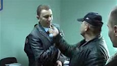 Ukrajinský pravicový radikál Muziko napadl prokurátora