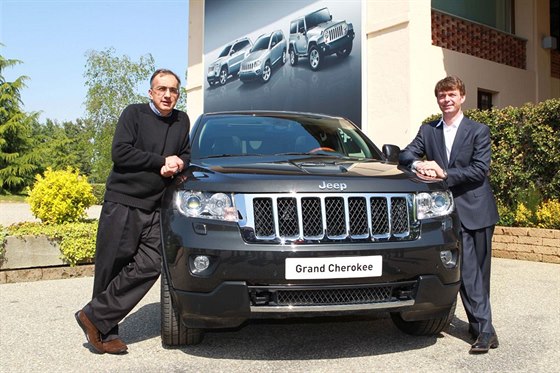 Sergio Marchionne a f znaky Jeep Mike Manley
