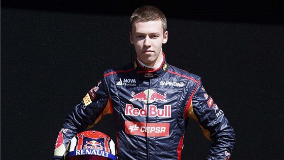 PED SEZONOU. Ruský závodník Daniil Kvjat z týmu Toro Rosso pi oficiálním