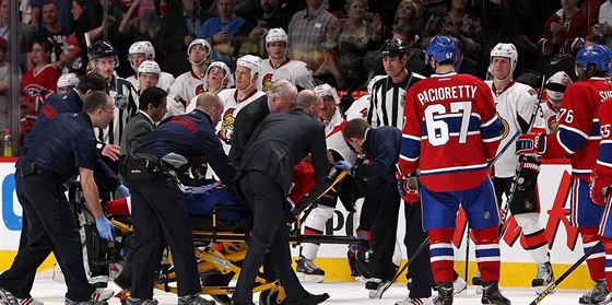 NHL ubývá tkých zranní, a to je dobrá zpráva. Takhle dopadl loni Lars Eller...