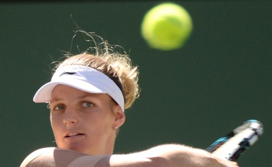 Karolína Plíková na turnaji v Indian Wells.