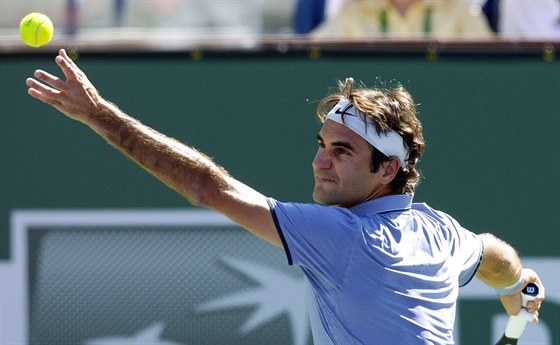 Roger Federer ve finále turnaje v Indian Wells