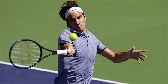 Roger Federer hladce proel do finále turnaje v Indian Wells.