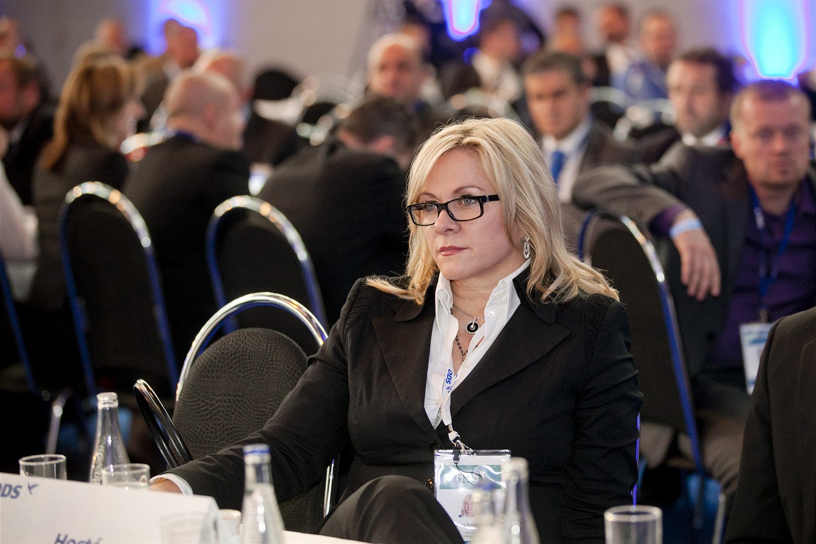 Listopad 2012: Jana Nagyová je�t� jako �éfka Ne�asova kabinetu na kongresu ODS...