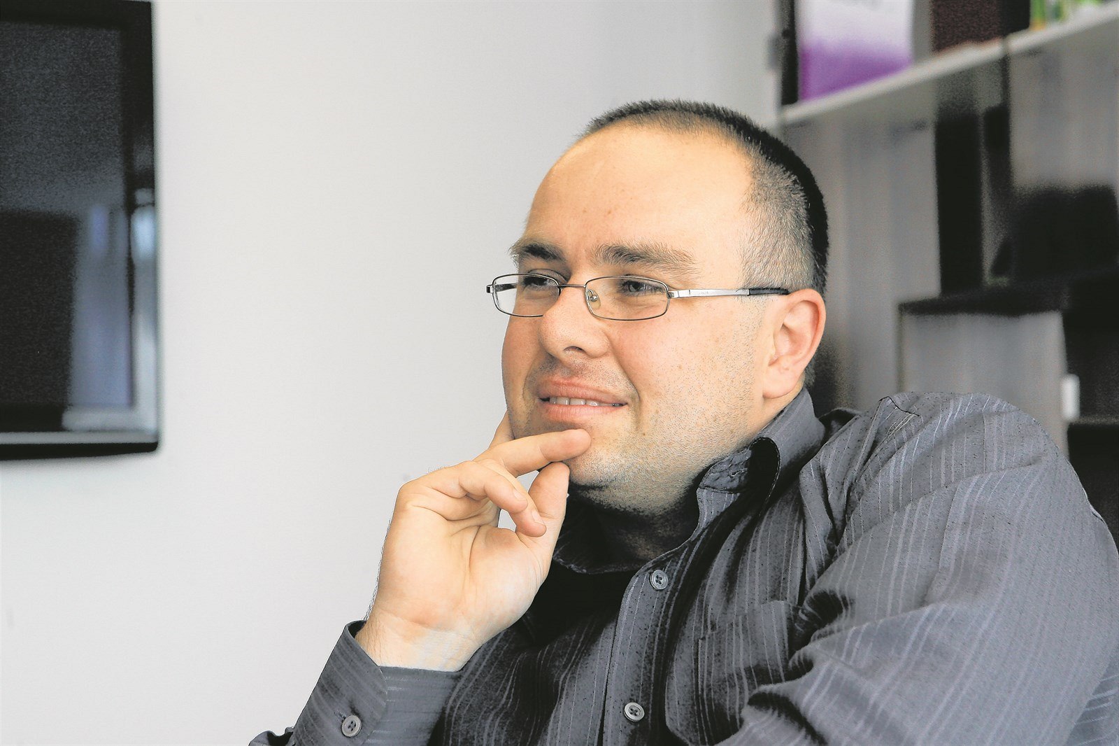 Rektor �eskobud�jovické Vysoké �koly technické a ekonomické Marek Vochozka.
