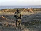Ruský voják na Krymu (12. bezna 2014)