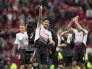 VYSMÁTÝ STELEC. Luis Suárez zakonil vítzství Liverpoolu na hiti