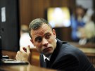 Oscar Pistorius bhem probíhajícího soudu v JAR (19. bezna)