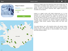 Aplikace Fripito - ukázka cestopisu po Islandu