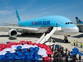 Slavnostní převzetí prvního A380 Korean Air v Toulouse