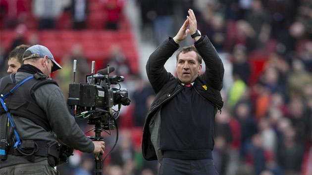 DKY. Kou Liverpoolu Brendan Rodgers po vtznm zpase na Manchesteru United.