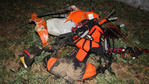 Let na motorovm padku na Karvinsku skonil tragicky. (13. bezna 2014)