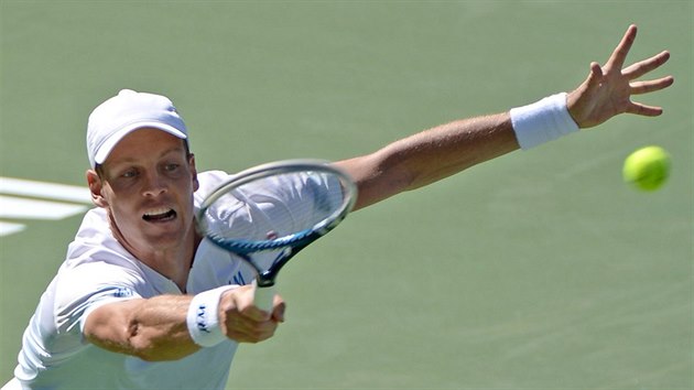 Tom Berdych na turnaji v Indian Wells