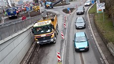 Komplikace v doprav� v centru Náchoda kv�li rekonstrukcím