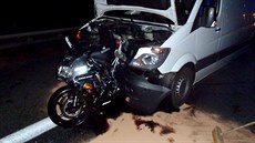 Nehoda na dálnici D5 poblí� Ka�ezu na Rokycansku.