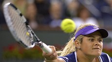 Aleksandra Wozniaková na turnaji v Indian Wells