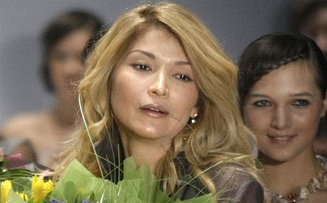 Dcera uzbeckého prezidenta Gulnara Karimovová na nedatovaném snímku po skonení...