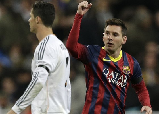 Gólová radost Lionela Messiho z Barcelony.