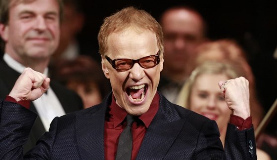 Filmový skladatel Danny Elfman na koncert v praském Obecním dom zazpíval...