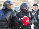 POLICEJNÍ ZÁSAH. Proti sparanským fanoukm policie zasahovala u ped