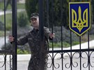 Oputní ukrajinských jednotek vojenských základen na Krymu pedcházelo...